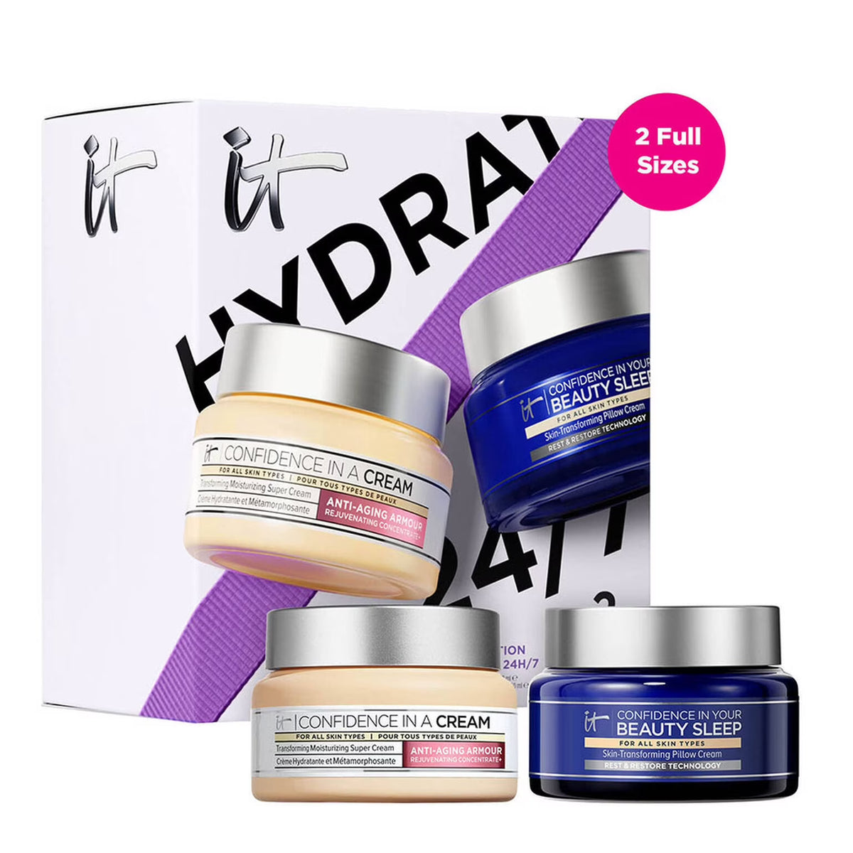 It Cosmetics Confidence in a Cream + In Your Beauty Sleep Night Cream Set